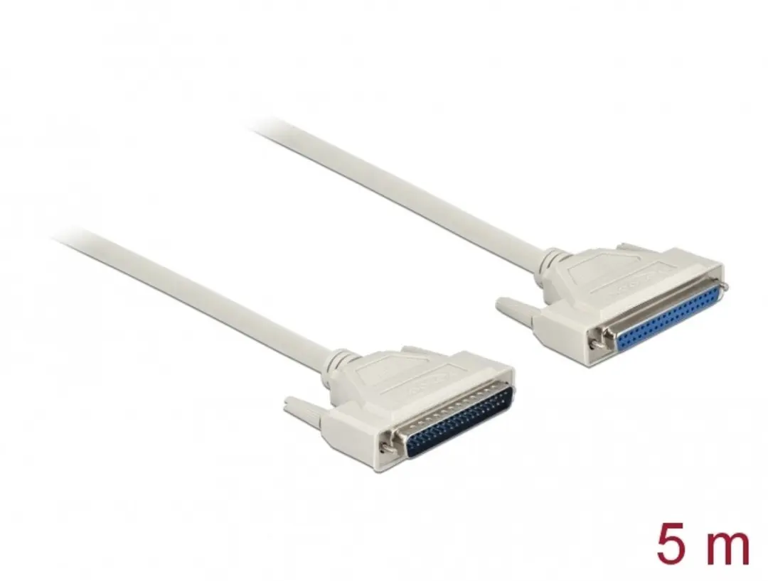 Delock D-Sub 37 Male Naar Female Seriekabel 5m