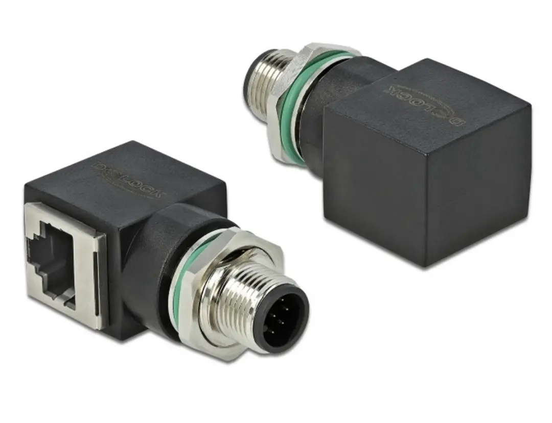 Delock M12 8-pins Industriële Netwerkadapter