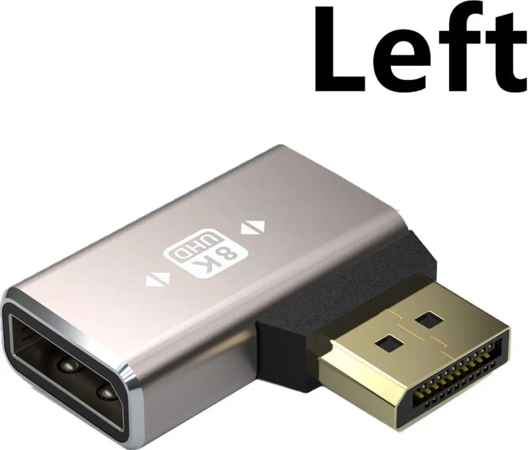 NÖRDIC DP-404 DisplayPort Haakse Adapter