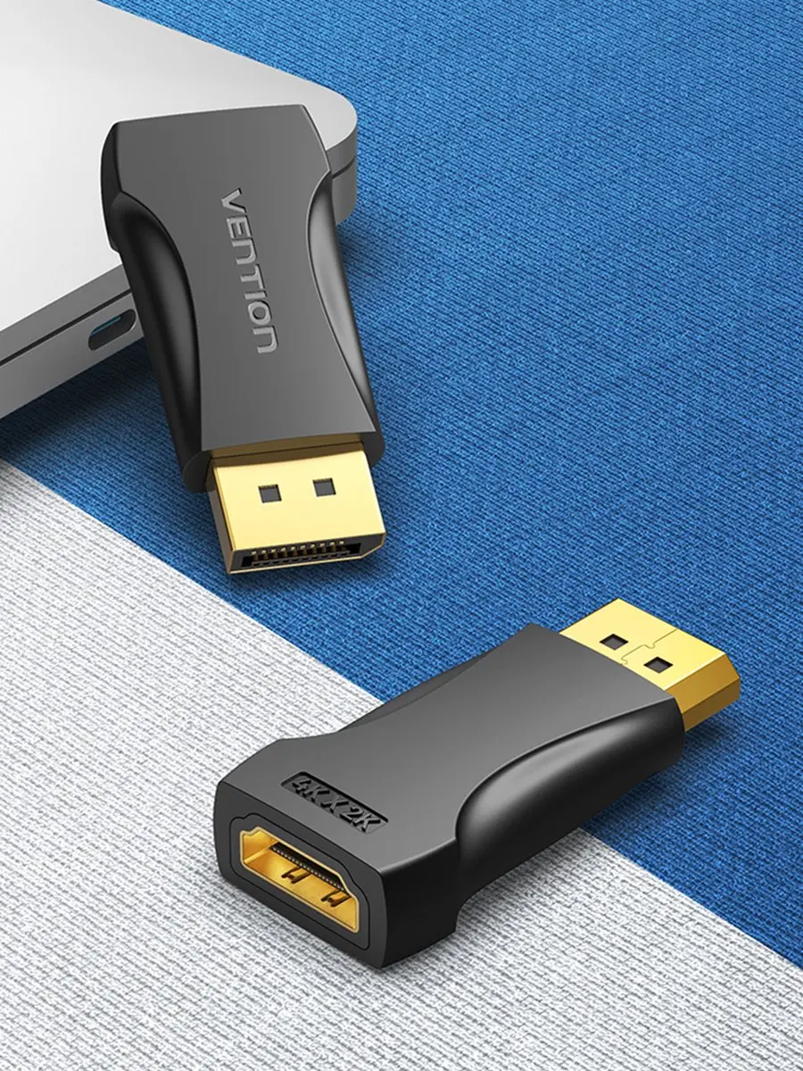 Vention HBOB0 DisplayPort/HDMI Tussenstuk - Zwart