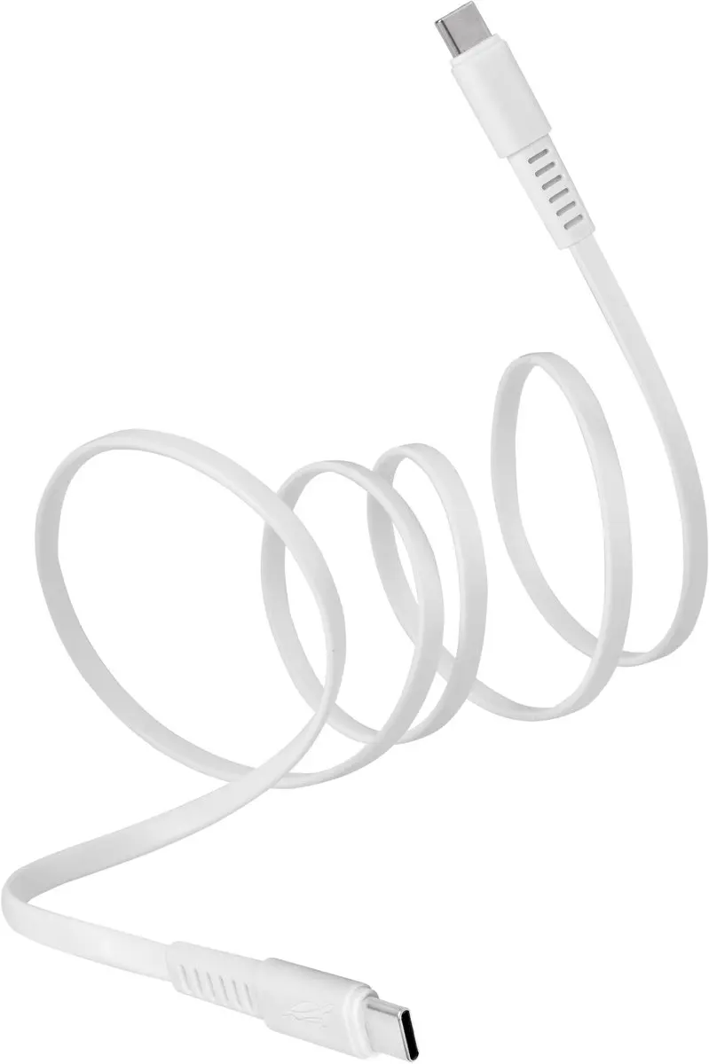 Rivacase PS6005 USB-C Kabel 2.1m - Plat Wit
