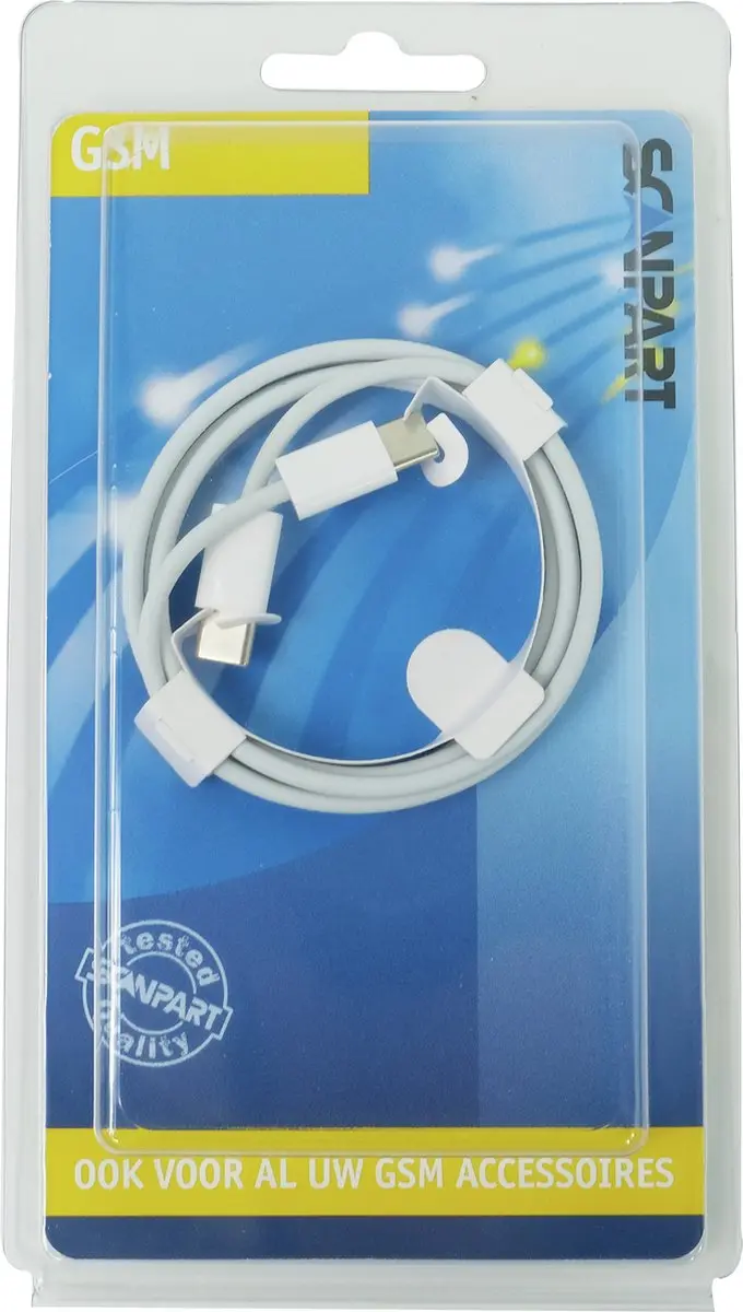 Scanpart USB-C Kabel 1m MUF72AM/A - Wit