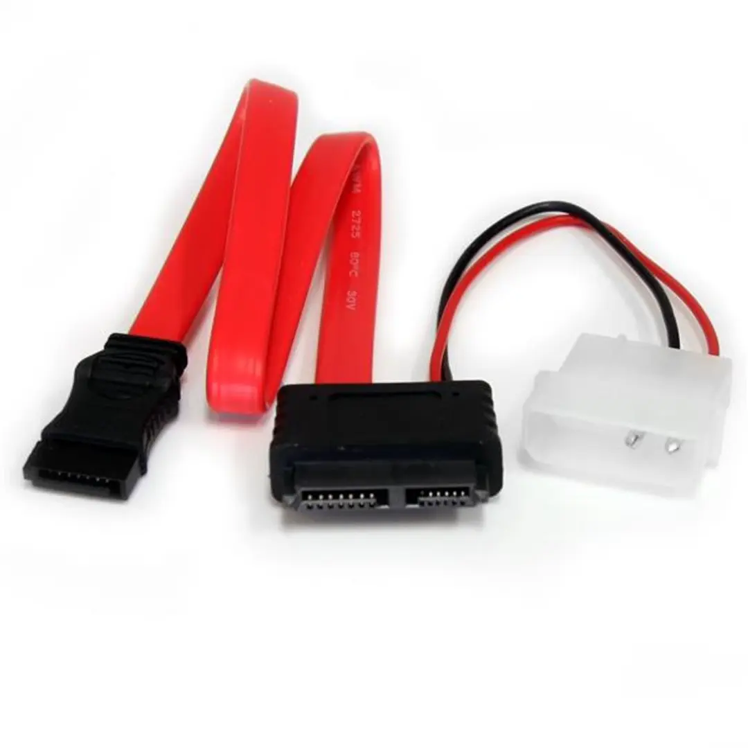 Startech SATA Kabel SLSATAF12 - Zwart