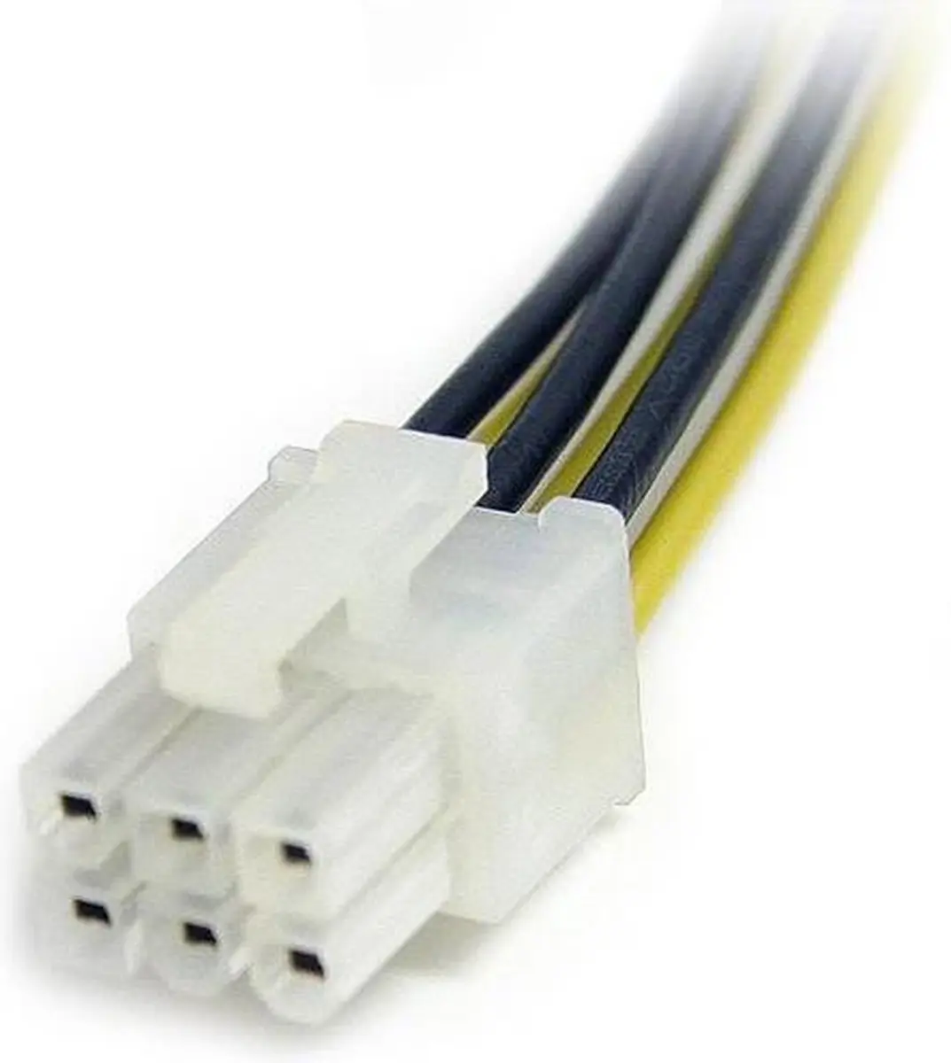 Startech PCIEXSPLIT6 PCIe Voedingssplitterkabel 15cm - Zwart-Geel