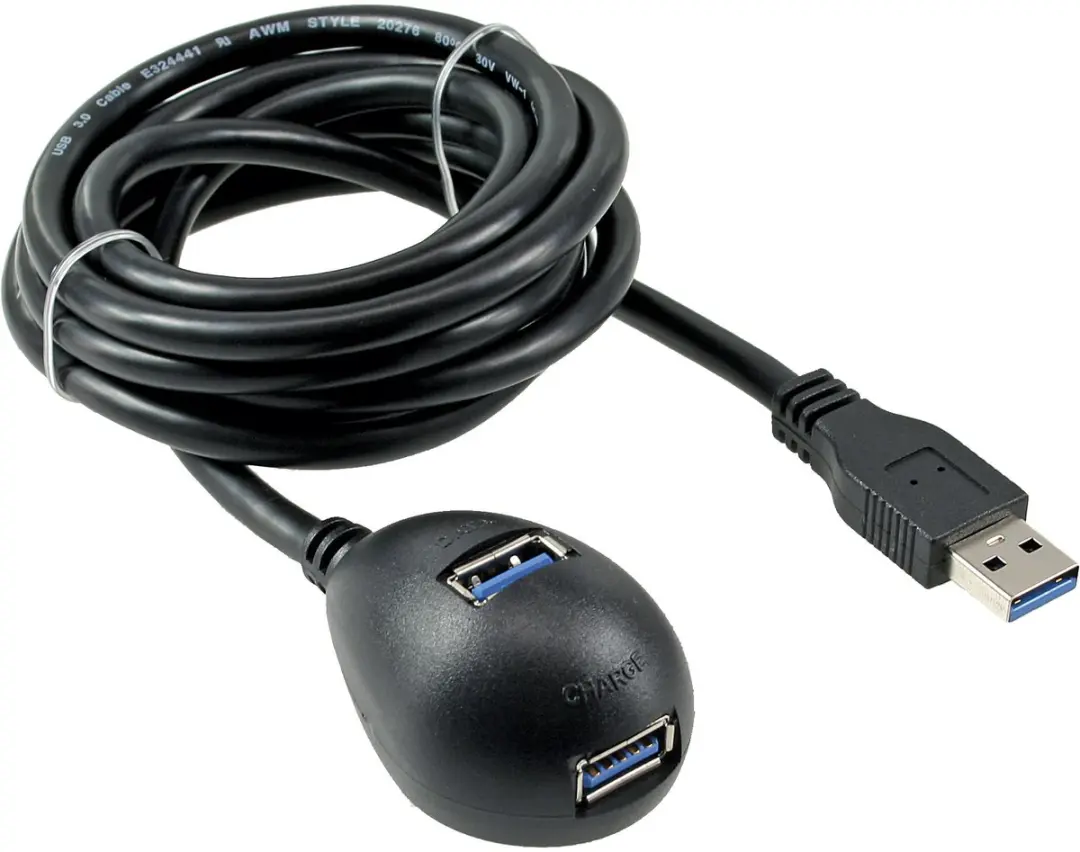 InLine USB naar 2x USB Docking Kabel 3.0