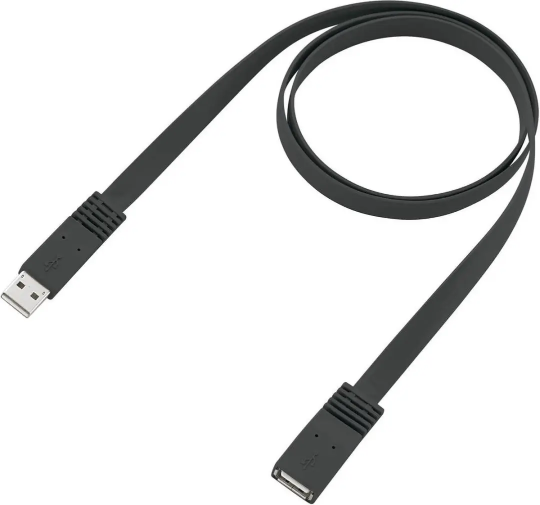 Renkforce USB 2.0 USB-A Kabel 1m - Zwart