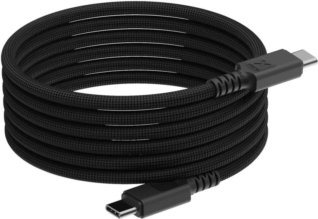 Xtorm TravelPro Magnetic USB-C PD 100W Kabel 1m - Zwart