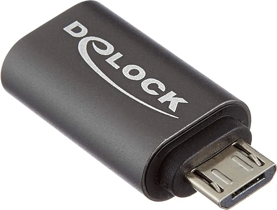 Delock USB 2.0 Micro-B naar USB-C Adapter