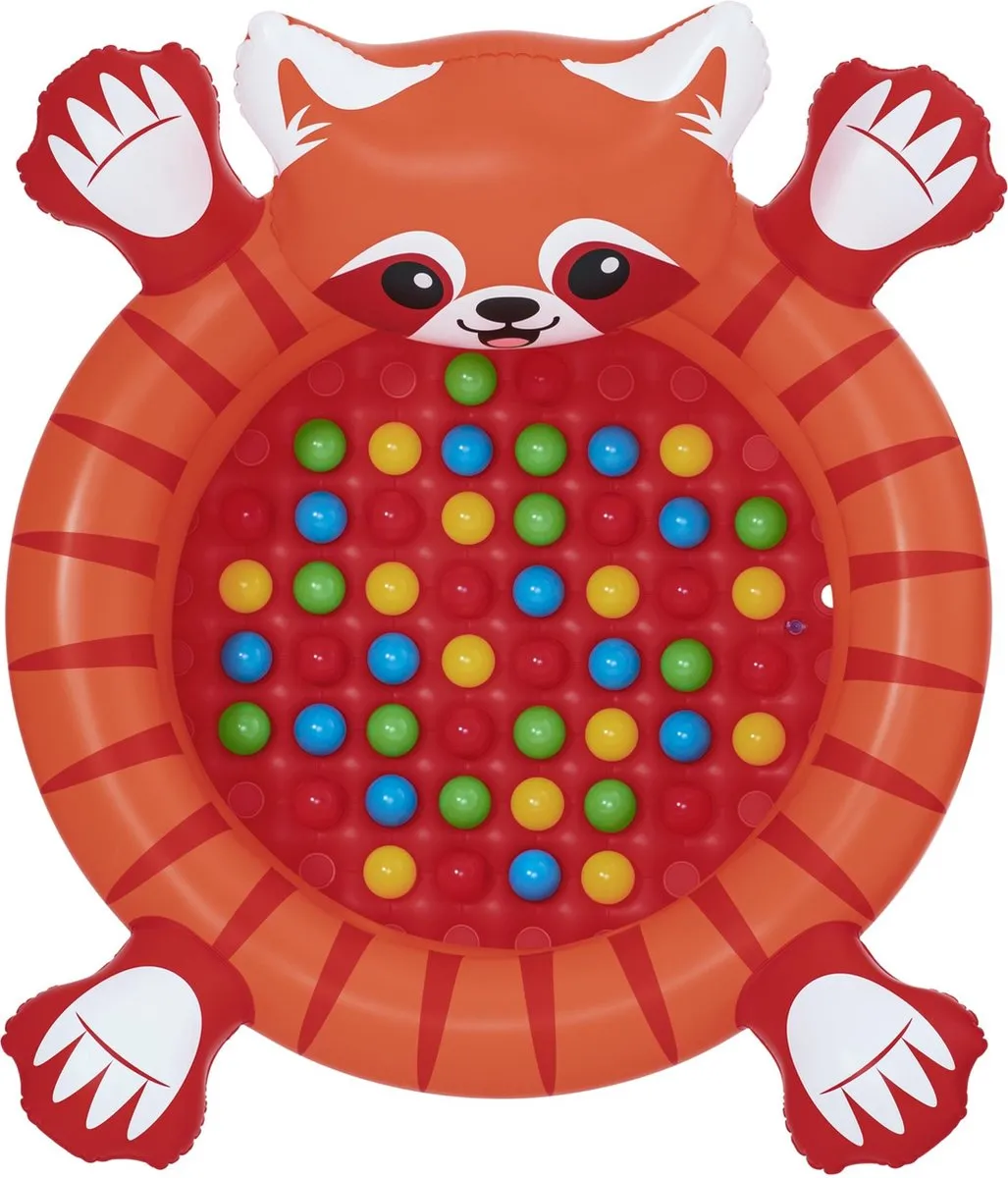 Bestway Ballenbad Speelparadijs Peuters - 65076 - Rood/Wit/Oranje/Bruin