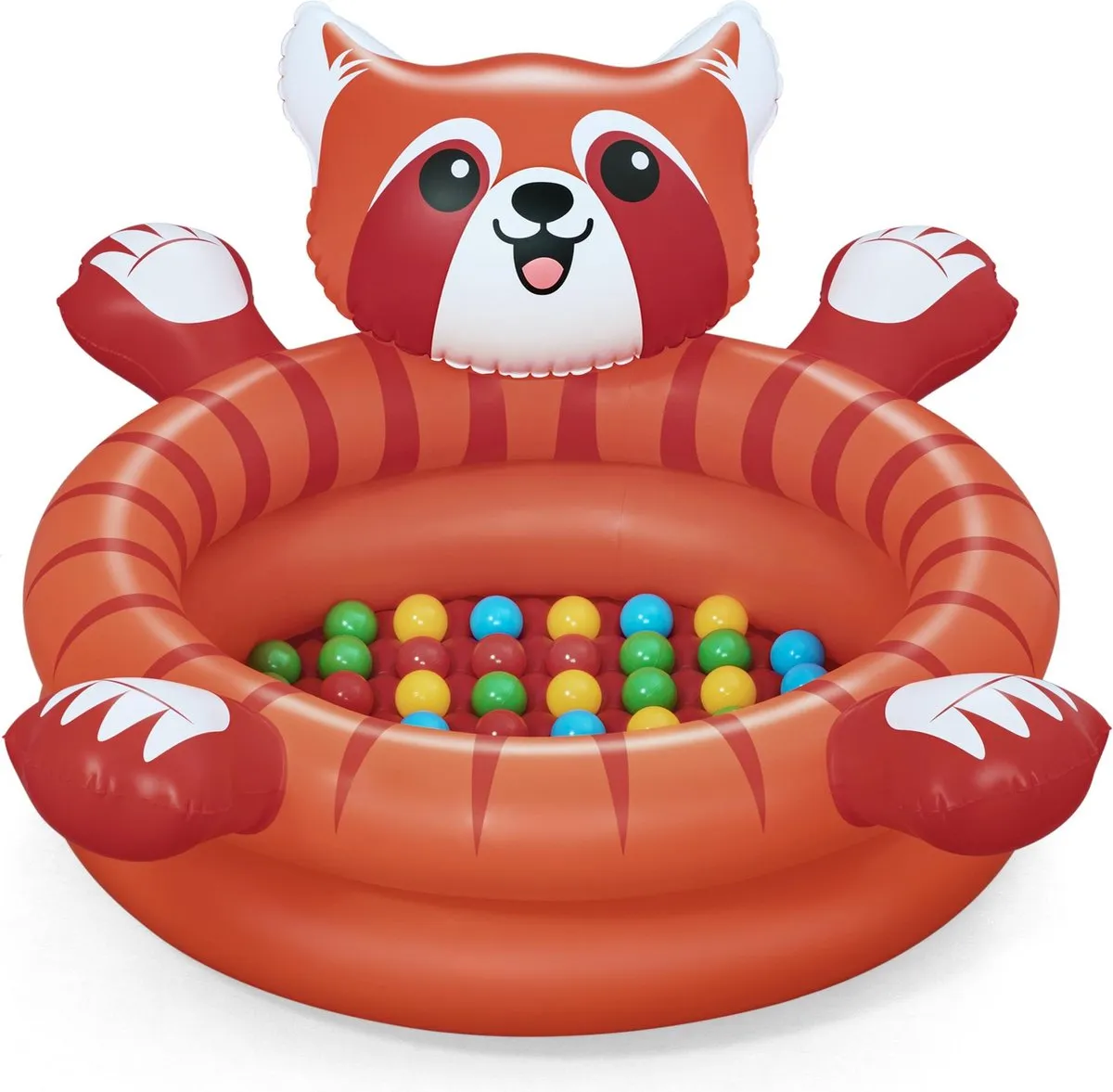 Bestway Ballenbad Speelparadijs Peuters - 65076 - Rood/Wit/Oranje/Bruin