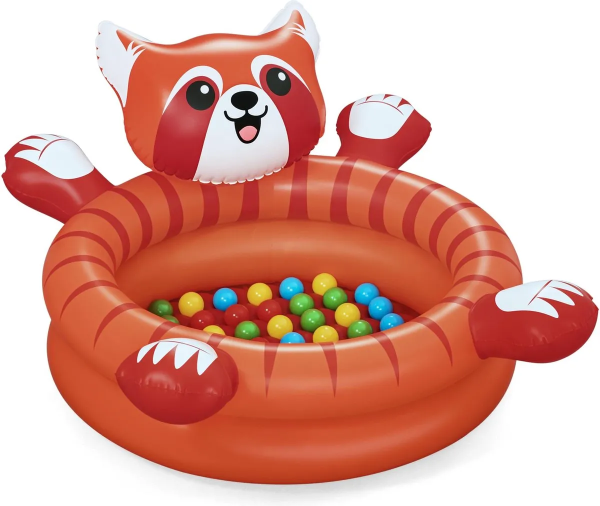 Bestway Ballenbad Speelparadijs Peuters - 65076 - Rood/Wit/Oranje/Bruin