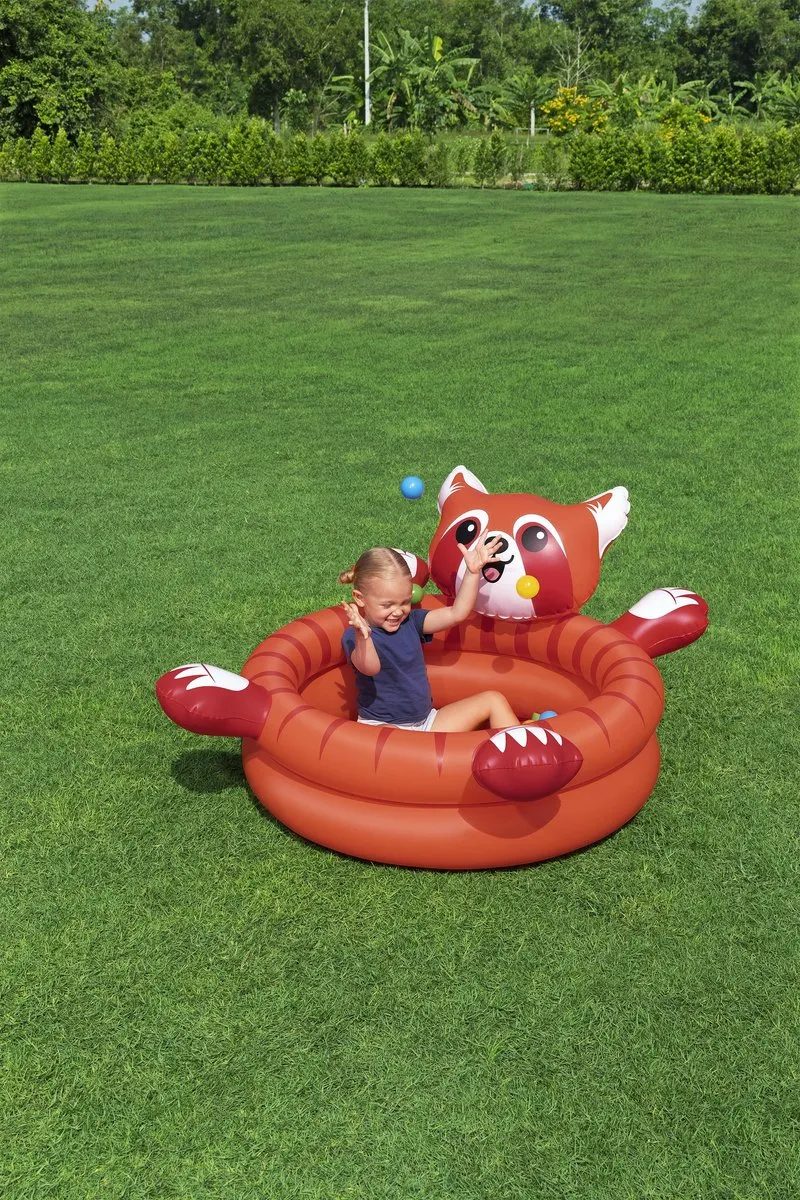 Bestway Ballenbad Speelparadijs Peuters - 65076 - Rood/Wit/Oranje/Bruin