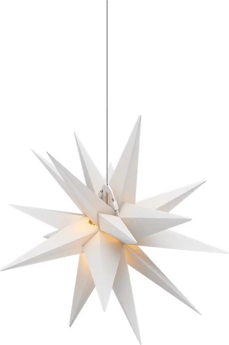 Goobay LED Kerstster 3D Ø56cm - Transparant/Wit