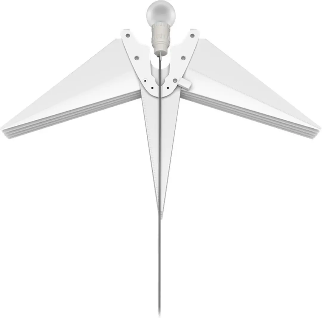 Goobay LED Kerstster 3D Ø56cm - Transparant/Wit