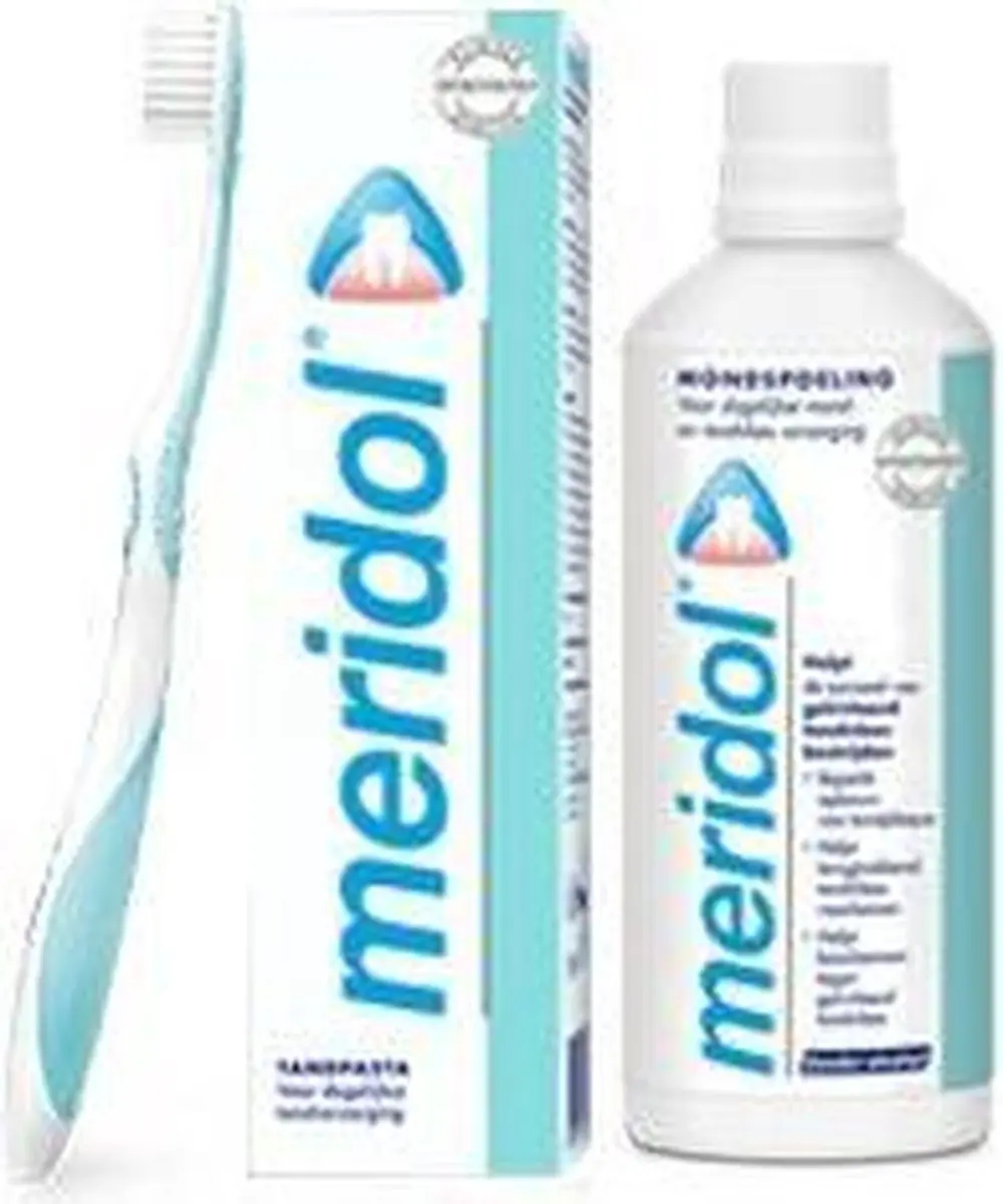 Meridol Mondspoeling 400ml - Voordeelverpakking 24 Stuks