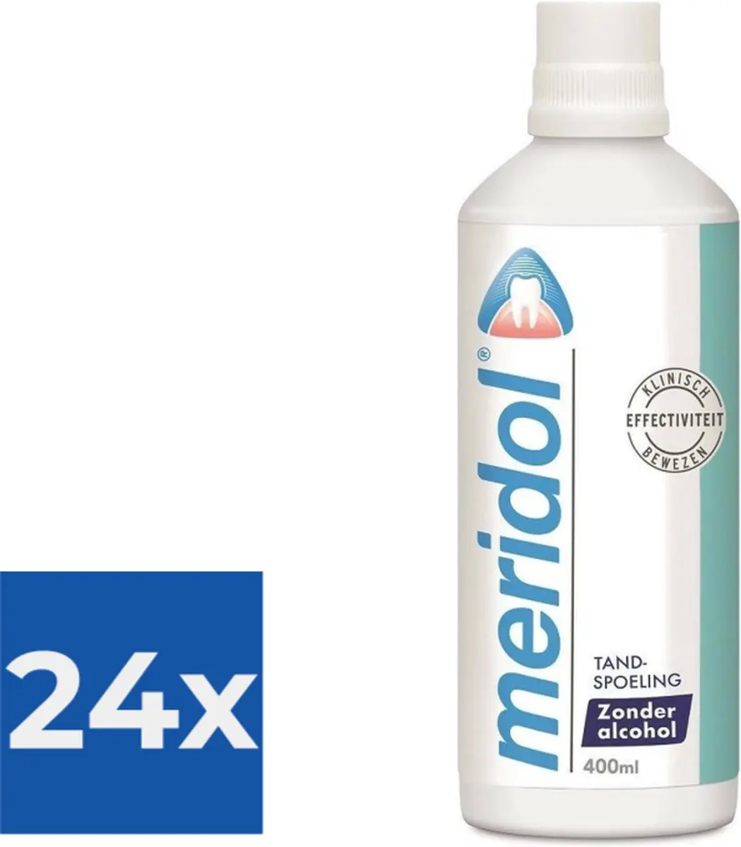 Meridol Mondspoeling 400ml - Voordeelverpakking 24 Stuks