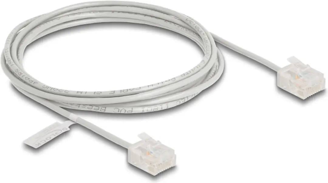 Delock RJ45 Cat.6 UTP Kabel 2m - Grijs