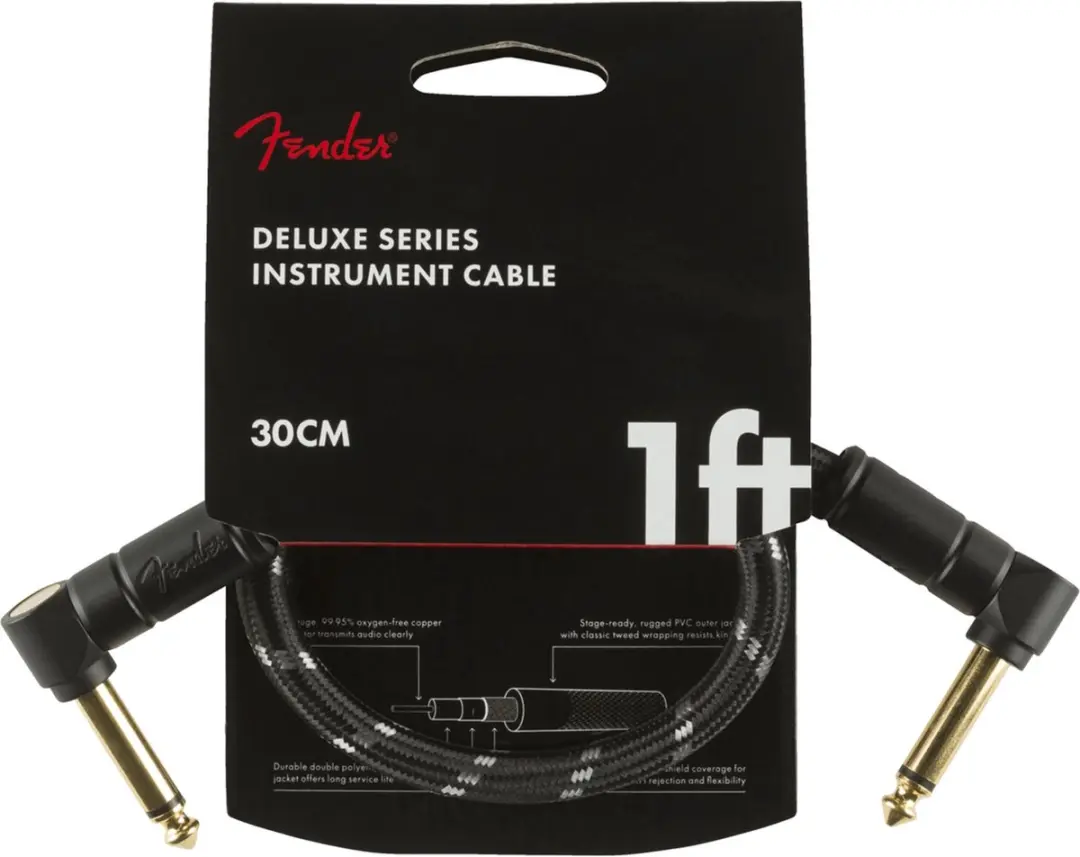 Fender Deluxe Gitaarkabel 30cm
