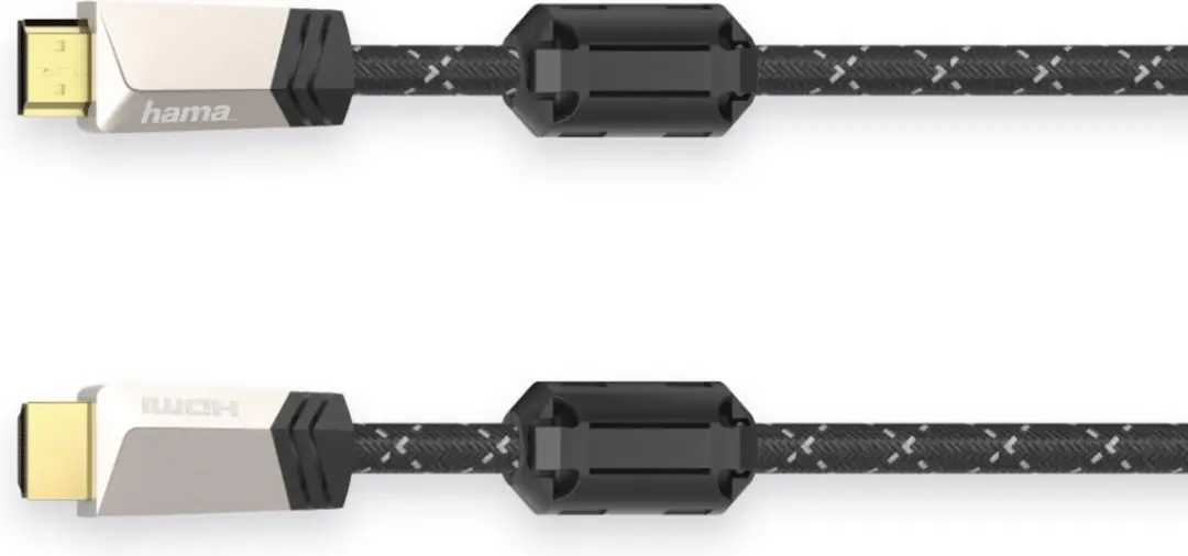 Hama Premium HDMI-kabel met Ethernet 0,75m - Ferriet Metaal