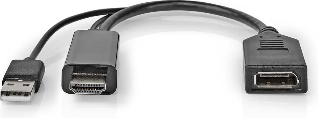 Nedis HDMI naar DisplayPort Adapter CCGB34300BK02