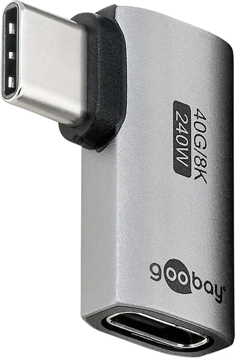Goobay USB-C Haakse Adapter 74441