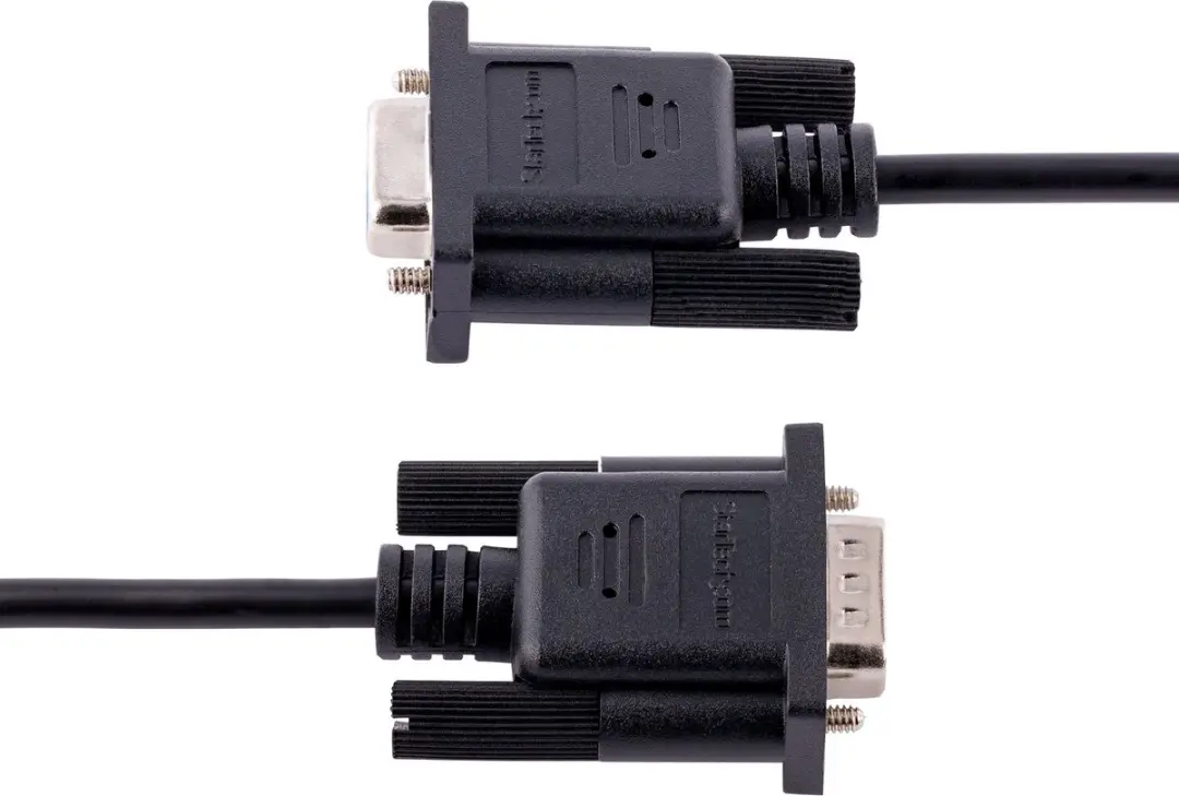 Startech 3m RS232 Null Modem Kabel DB9 - Zwart