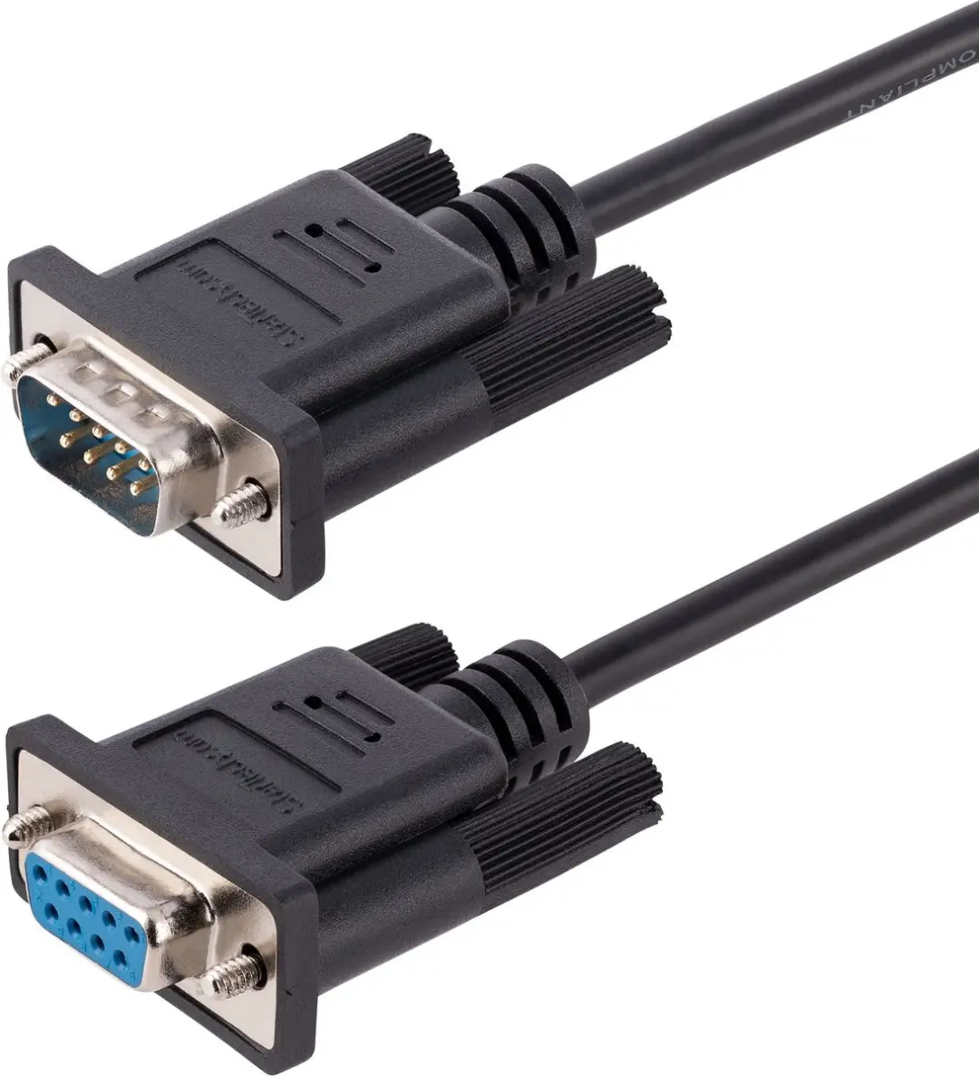 Startech 3m RS232 Null Modem Kabel DB9 - Zwart