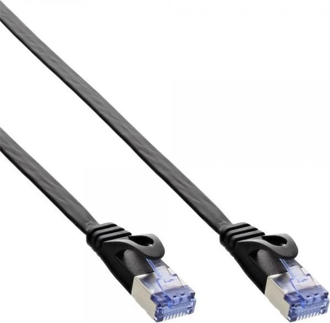 InLine U/FTP Patchkabel CAT6a 1m - Zwart