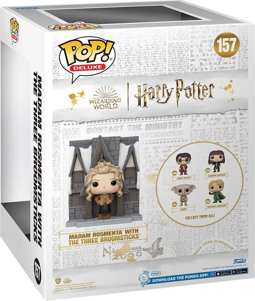 Funko Harry Potter POP! Deluxe Chamber of Secrets Hogsmeade 3 Broomsticks - 9cm