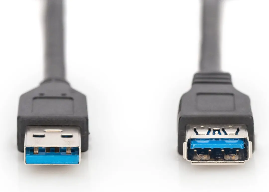 Digitus USB 3.1 Gen1 Verlengkabel 5Gbps - Zwart