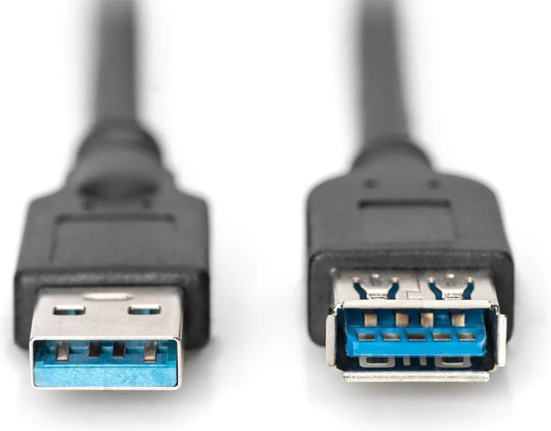 Digitus USB 3.1 Gen1 Verlengkabel 5Gbps - Zwart