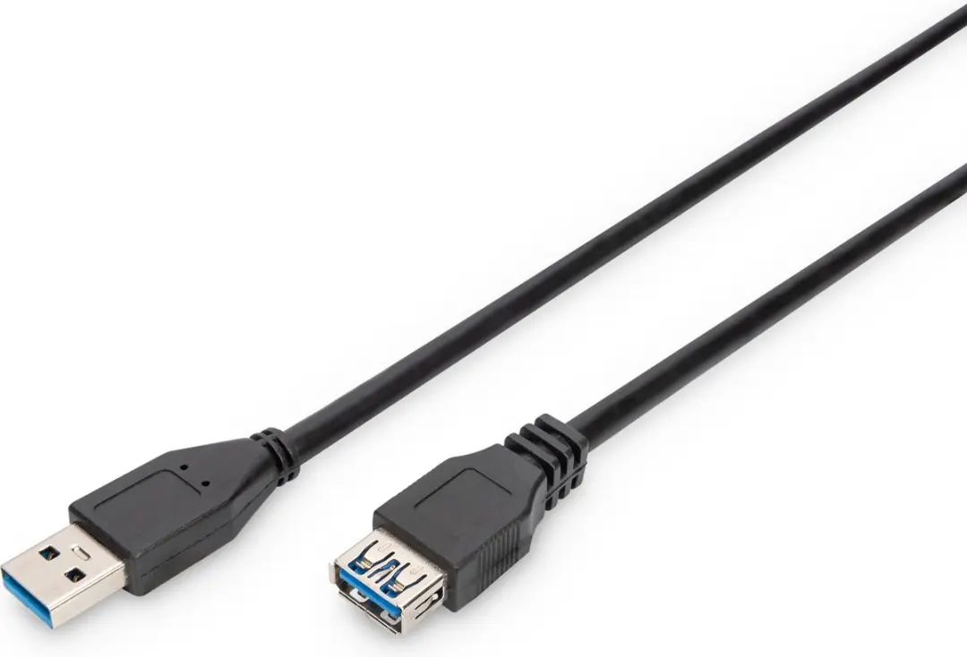 Digitus USB 3.1 Gen1 Verlengkabel 5Gbps - Zwart