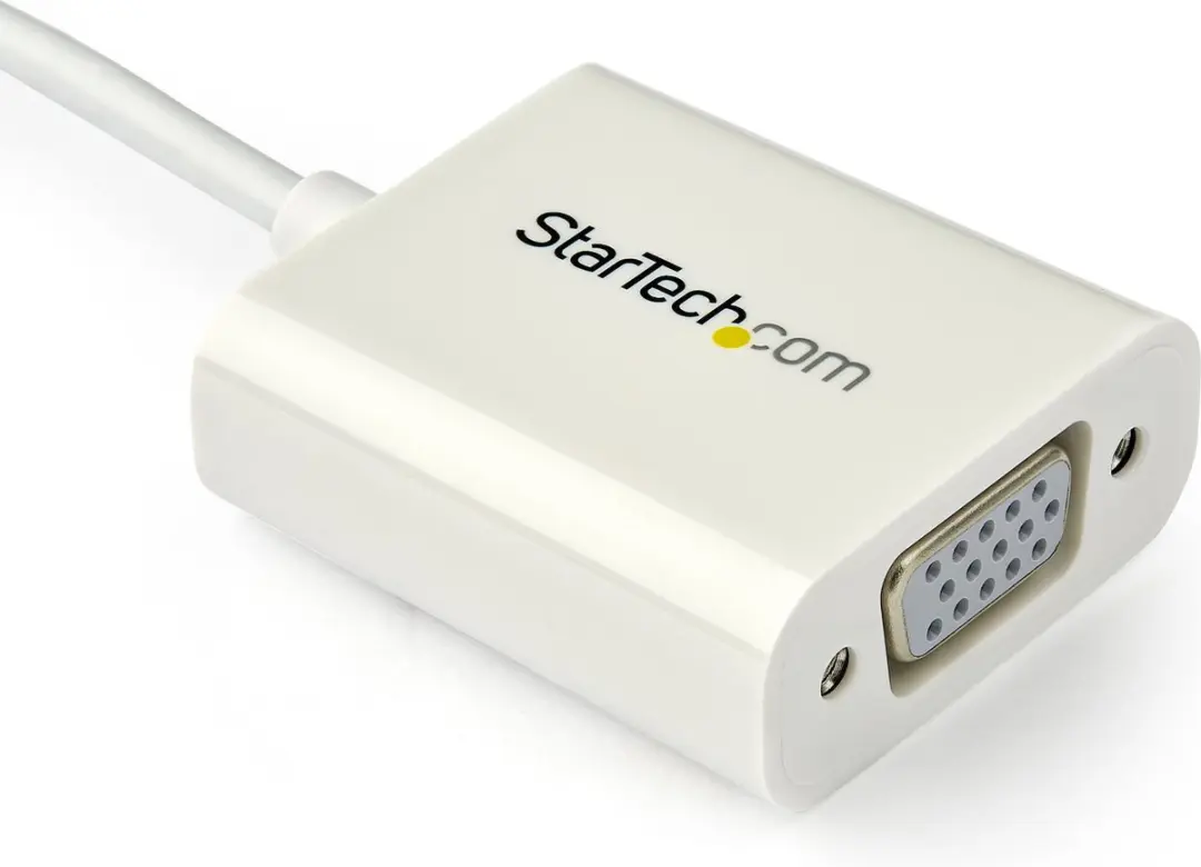 Startech USB-C naar VGA Adapter CDP2VGAW - Wit