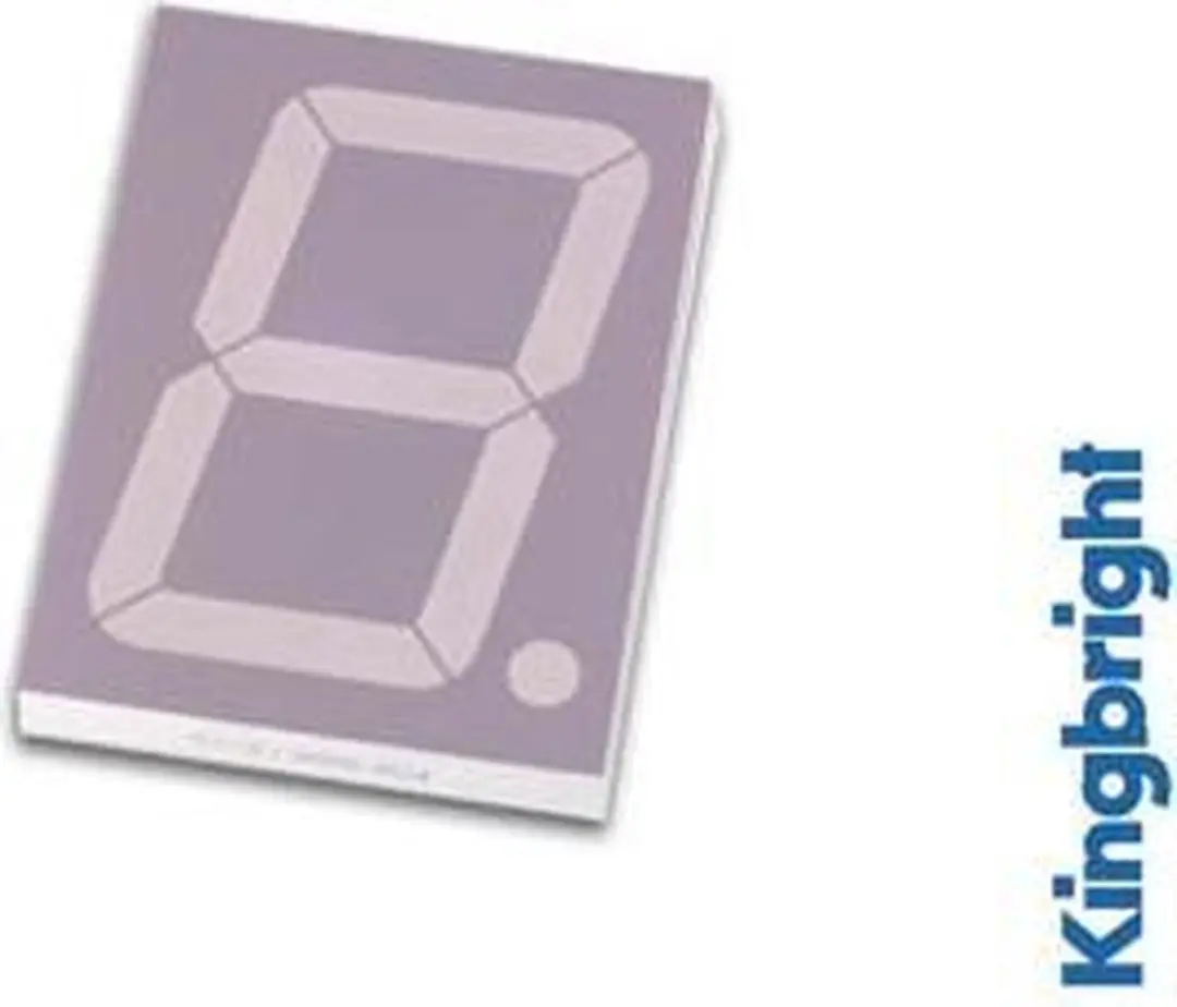 Velleman 1-Digit Display 57mm Geel