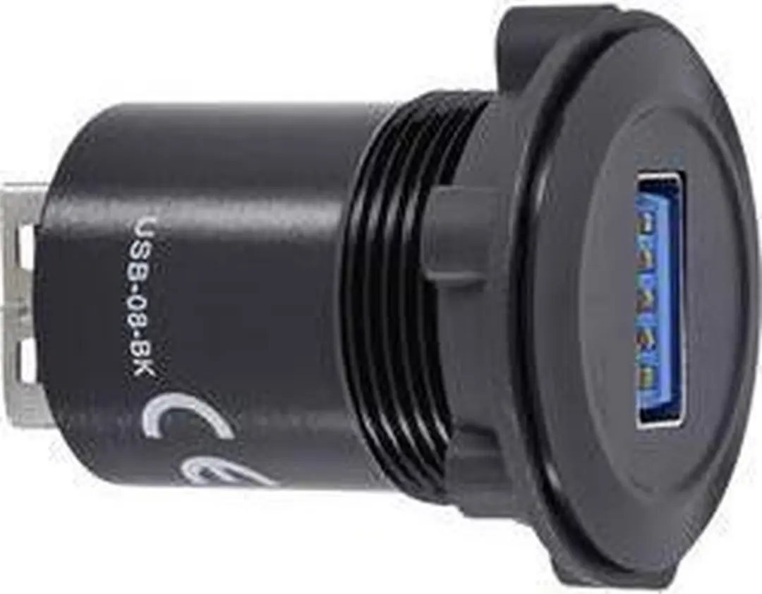 Tru Components USB-inbouwbus 3.0 USB-08-BK