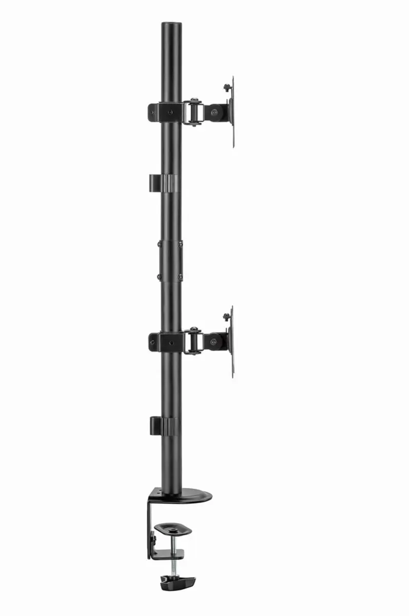 Gembird MA-D2-02 Dubbele Monitorarm - 17-32" - 2x9kg - Zwart - afbeelding 6 van 6