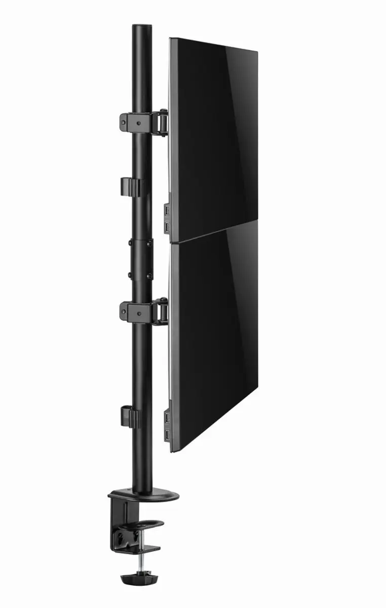 Gembird MA-D2-02 Dubbele Monitorarm - 17-32" - 2x9kg - Zwart