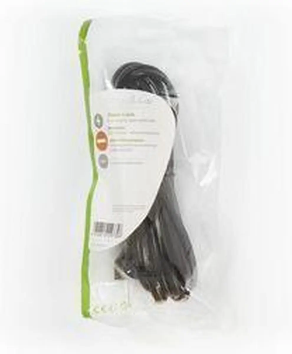 Nedis CEGL11700BK30 Stroomkabel 3.00m - Euro Male - Recht - Zwart
