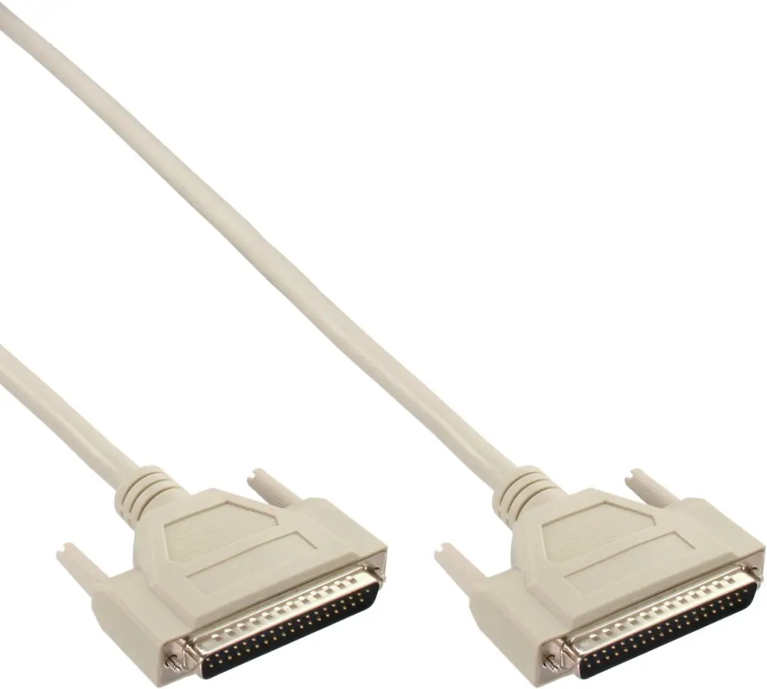 InLine Seriële kabel 37-pin M/M 1:1 1m