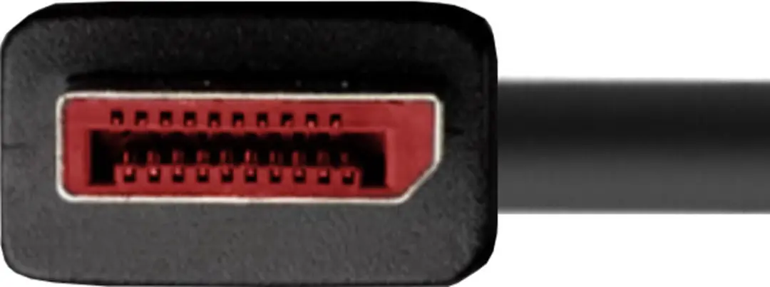 InLine DisplayPort Adapter 1.4 90° Links - 0,15m - Zwart
