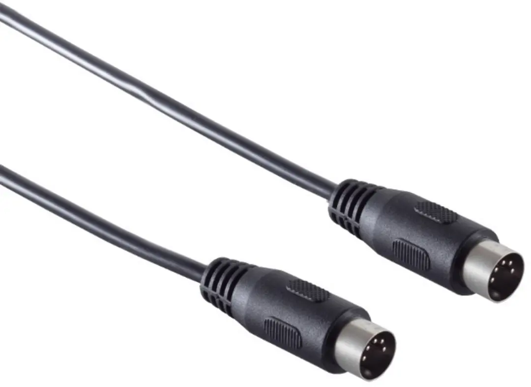 Nedis DIN-Audiokabel CAGL20000BK20 - 2m - 5-pins - Zwart