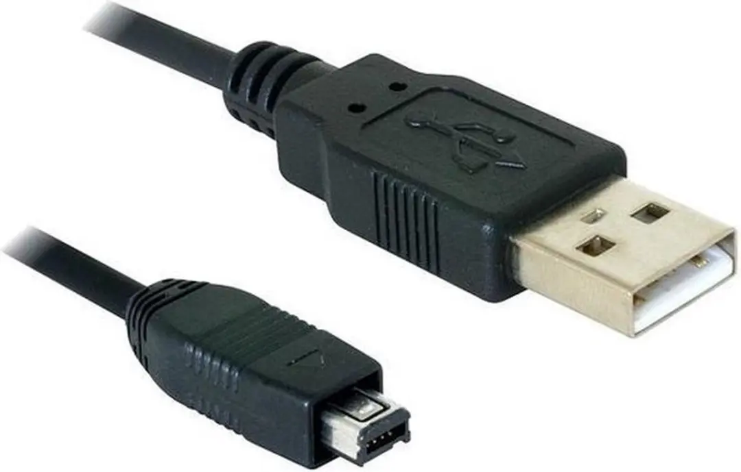 Delock USB-B mini 4 pin Hirose naar USB-A Kabel 1,5m