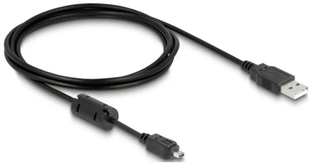 Delock USB-B mini 4 pin Hirose naar USB-A Kabel 1,5m