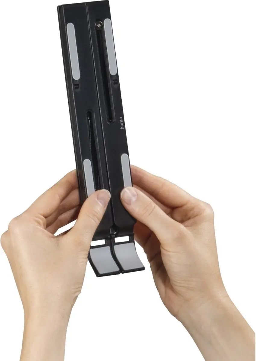 Laptopstandaard Hama light zwart