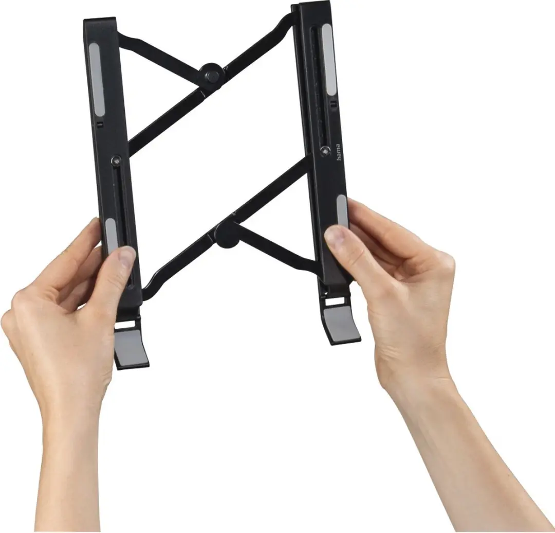 Laptopstandaard Hama light zwart