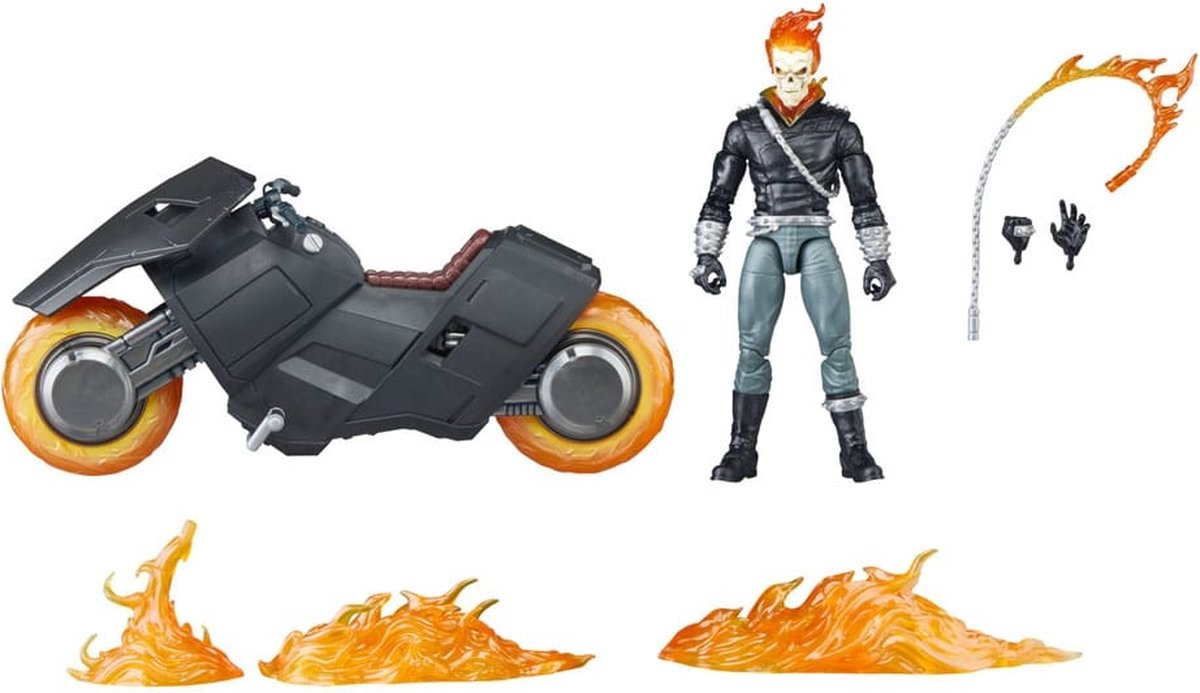Hasbro Marvel 85th Anniversary Marvel Legends Action Figure met Vehicle Ghost Rider 15 cm Action Figuur