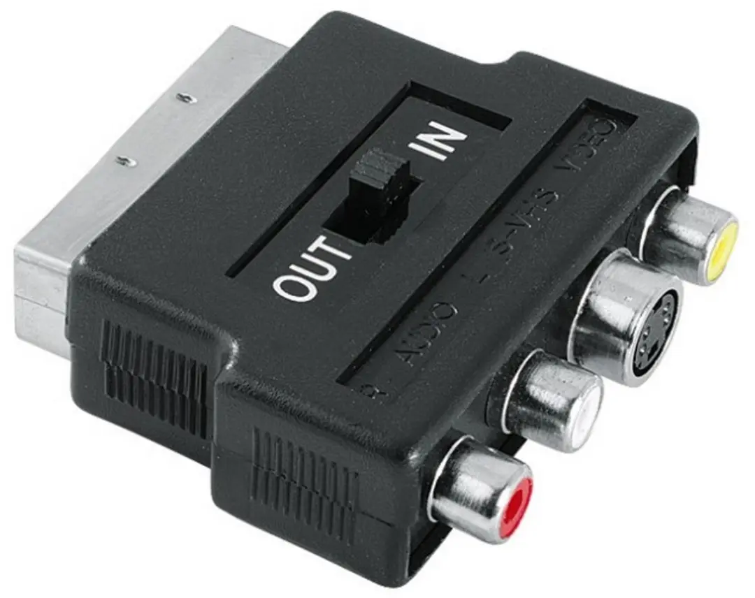 AV Scart-adapter Scart-stekker
