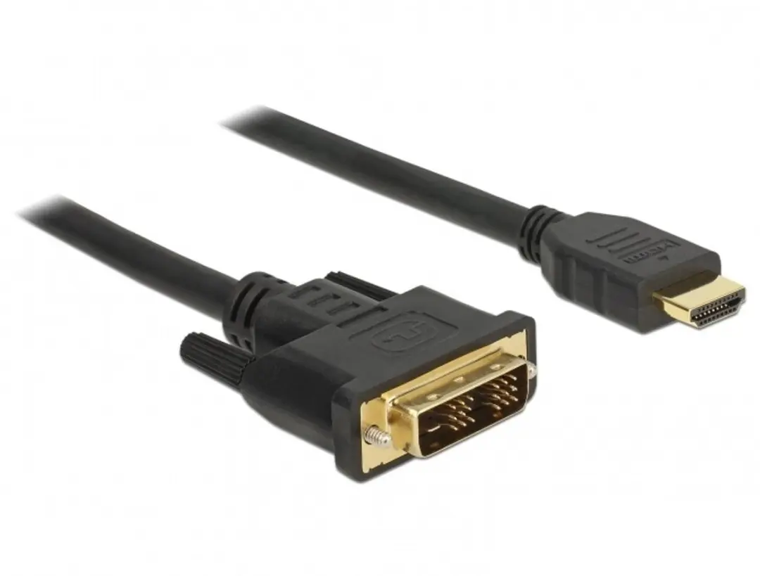 Goobay DVI-D/HDMI Vergulde Kabel