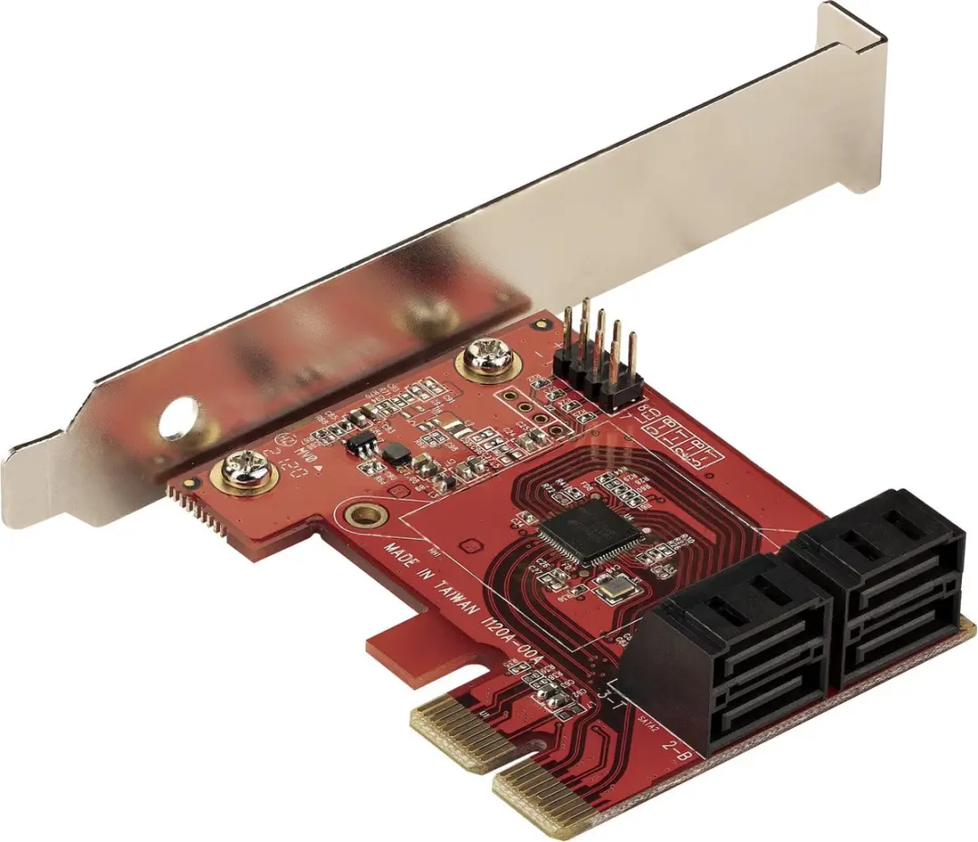 Startech 4P6G-PCIE-SATA-CARD PCI-kaart - Grijs