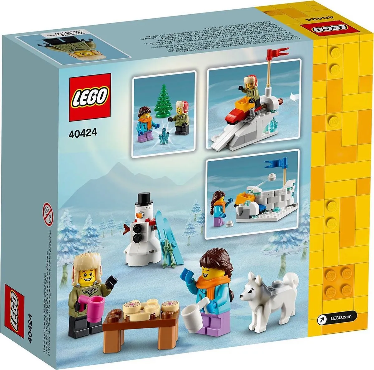 LEGO Winters Sneeuwballengevecht 40424 - 149 Stukken - afbeelding 3 van 3